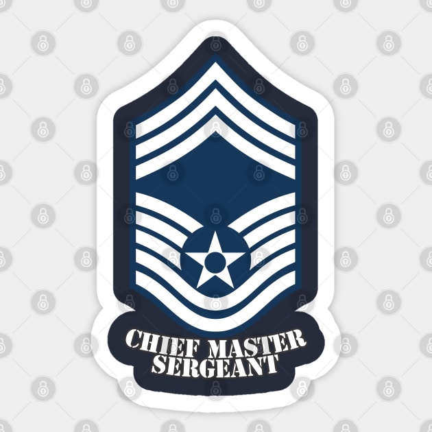 Chief Master Sergeant Sticker by MBK